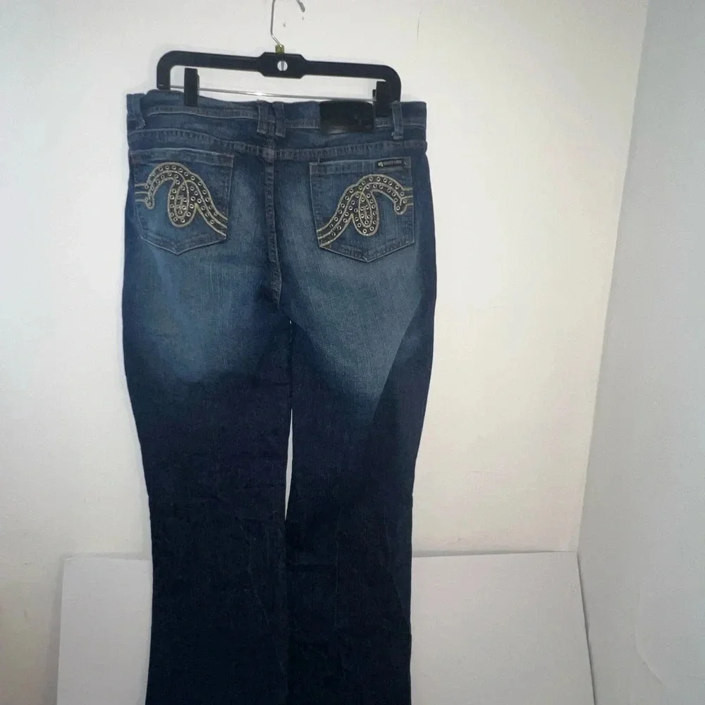 Sweet vibes size 15 ,98% cotton 2% spandex studded and golden embellished pocket